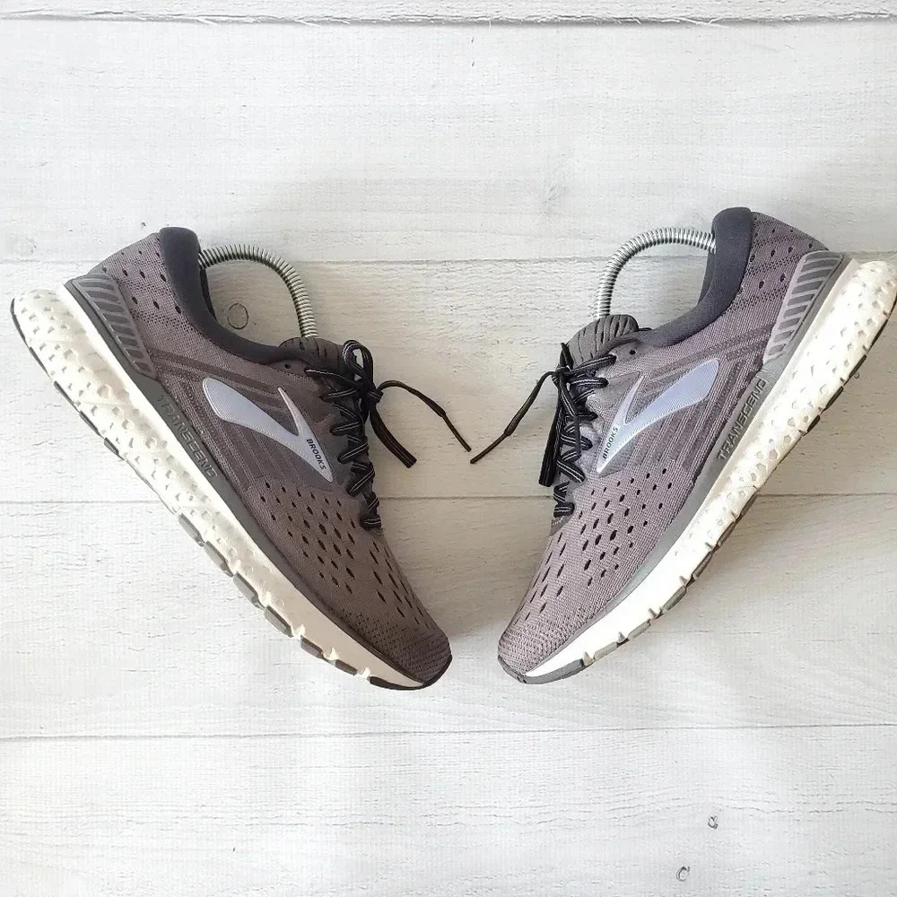 Brooks Transcend 6 Purple Gray Sneakers